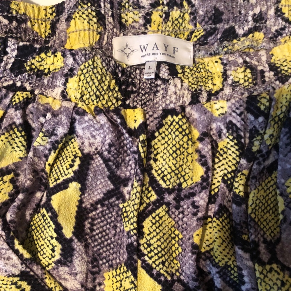 WAYF Snake print pants ✨✨